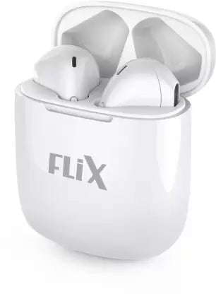 (Open Box) flix by Beetel Breeze TWS 100 Bluetooth Headset  (White, True Wireless)