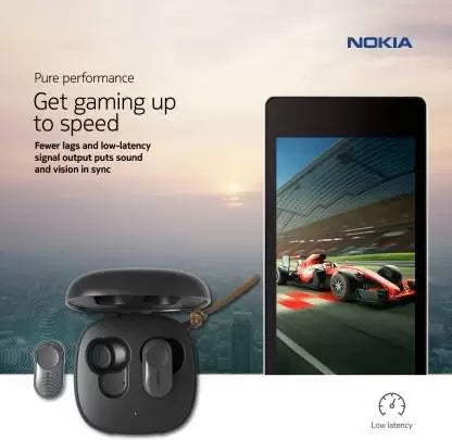 (Open Box) Nokia T3110 Hybrid Active Noise Cancellation Bluetooth Headset