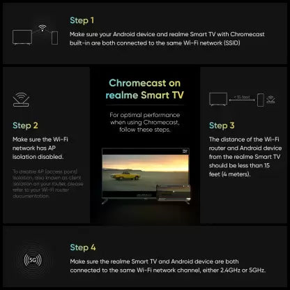 (Open Box) realme 108 cm (43 inch) Full HD LED Smart Android TV (TV 43)