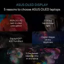 (Brand Refurbished)ASUS Zenbook 14X OLED AMD Ryzen 5 Hexa Core 5600HS - (16 GB/512 GB SSD/Windows 11 Home) UM5401QA-KM541WS Thin and Light Laptop (14 Inch, Glass Jade Black, 1.40 kg, With MS Office)