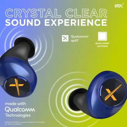 (Open Box) HRX X-Drops 9G with Quick Touch Technology Bluetooth Headset