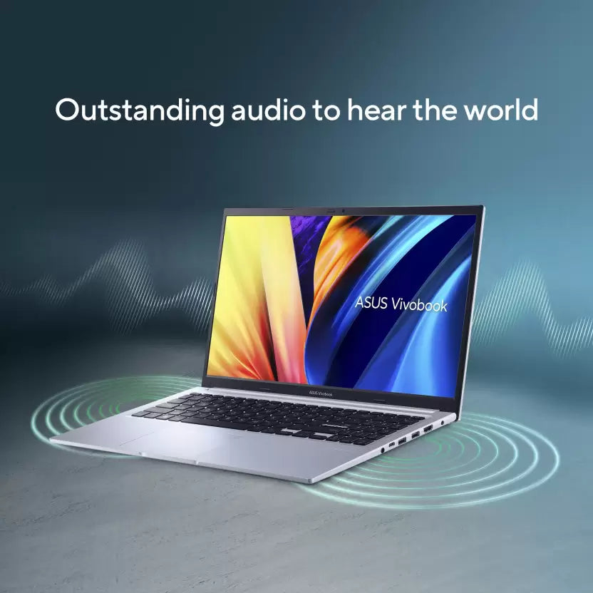 ASUS Vivobook 15 Intel Core i5 12th Gen 1235U - (16 GB/512 GB SSD/Windows 11 Home) X1502ZA-EJ545WS Thin and Light Laptop (15.6 Inch, Icelight Silver, 1.70 Kg, With MS Office)