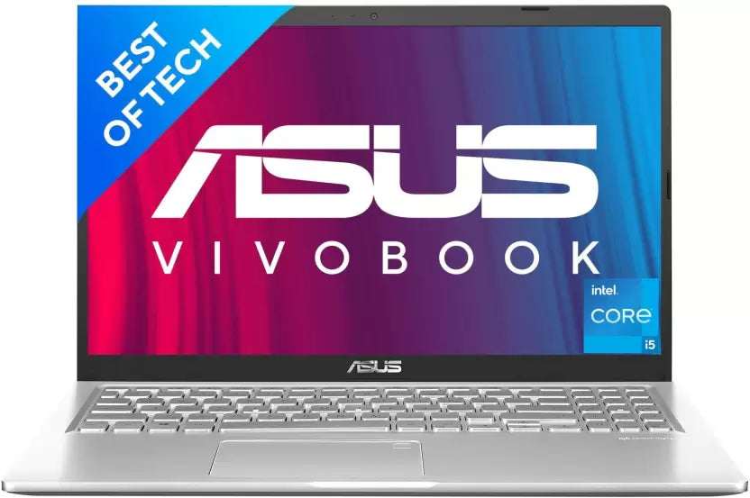 (Brand Refurbished) ASUS Vivobook 15 (2024) Intel Core i5 11th Gen 1135G7 - (8 GB/512 GB SSD/Windows 11 Home) X515EA-EJ522WS Thin and Light Laptop (15.6 Inch, Transparent Silver, 1.80 kg, With MS Office)#JustHere