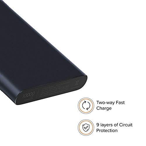 (Open Box) MI 10000mAh Lithium Polymer Power Bank 2i with 18 Watt Fast Charging