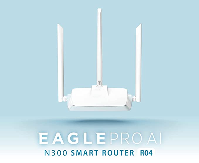 (Open Box) D-Link R04 Eagle PRO AI Advanced Parental Control Router with Voice Control Assistant (Alexa and Goggle Assistant)
