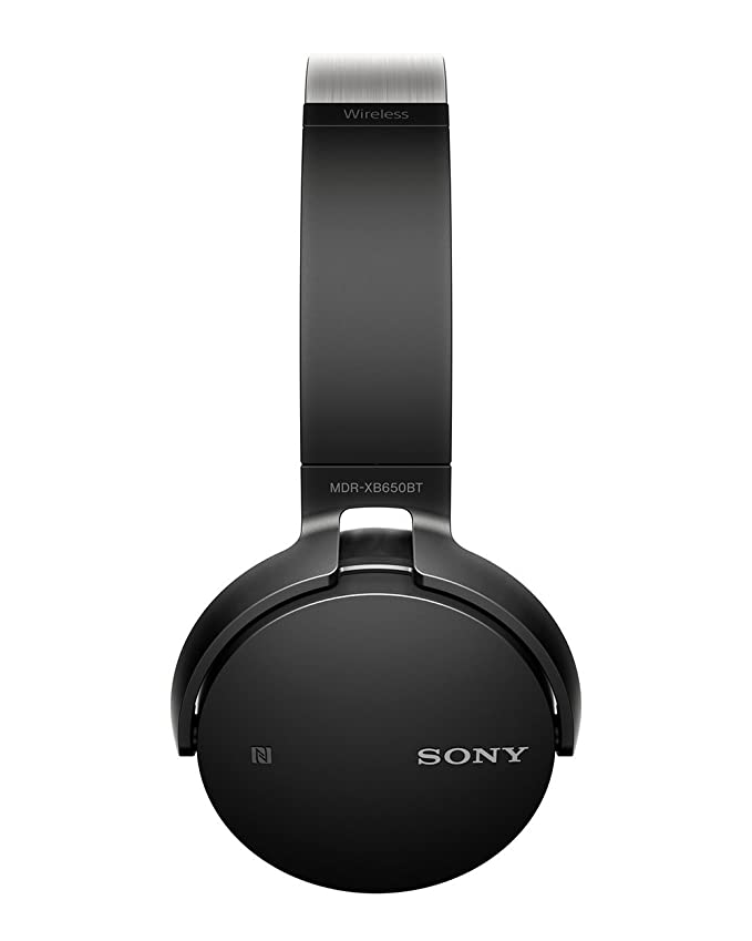 (Open Box) Sony MDR-XB650BT Wireless Bluetooth On Ear Headphone with Mic (Black)