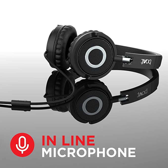 (Open Box) boAt Bassheads 900 Wired On Ear Headphones with Mic