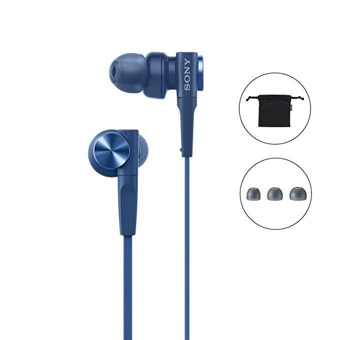 (Open Box) Sony MDR-XB55 Extra Bass Wired in Ear Headphone Without Mic