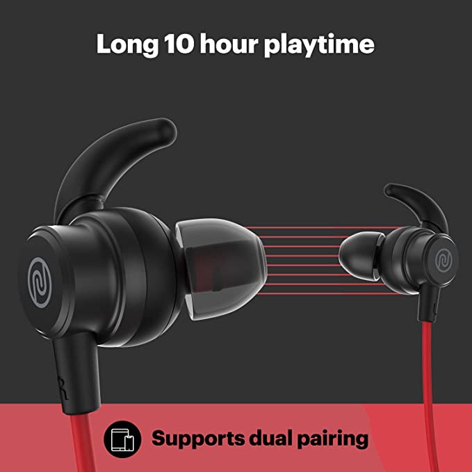(Open Box) Noise Tune Active Bluetooth Wireless Headset Water Resistant Wireless Sound