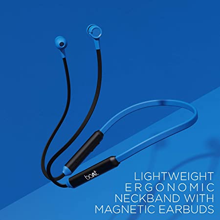 (Without Box) boAt 102 Bluetooth Wireless in Ear Earphones with Mic Black