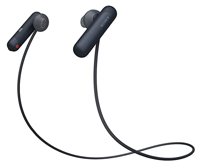 (Open Box) Sony WI-SP500 Wireless Bluetooth In Ear Headphone with Mic (Black)