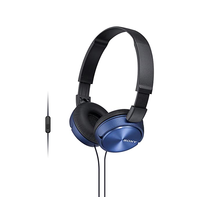(Open Box) Sony MDR-ZX310AP Wired On Ear Headphones with Mic