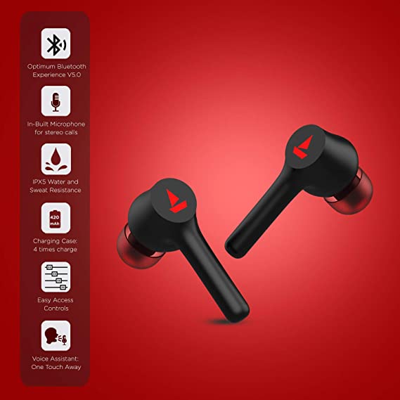 (Open Box) boAt Airdopes 281 Truly Wireless Bluetooth in Ear Earbuds with Mic