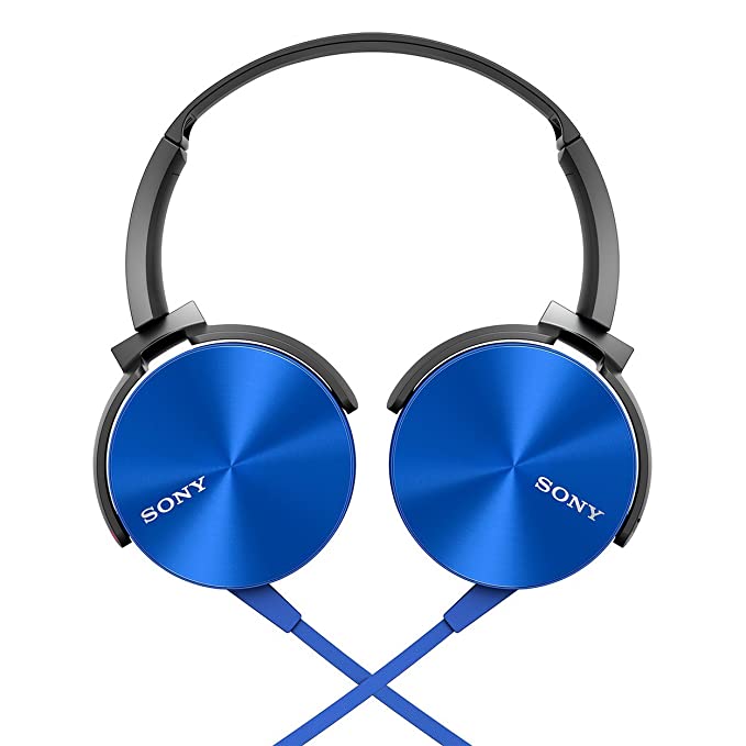 (Open Box) Sony MDR-XB450AP Wired On Ear Headphone with Mic