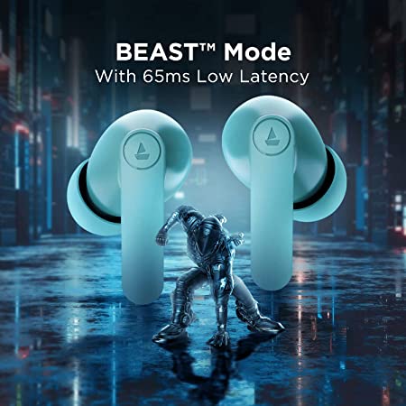 (Open Box) boAt Airdopes 121 PRO True Wireless in Ear Earbuds Signature Sound, Quad Mic ENx, Beast Mode for Gaming, 40H Playtime, IWP, IPX4, Battery Indicator Screen