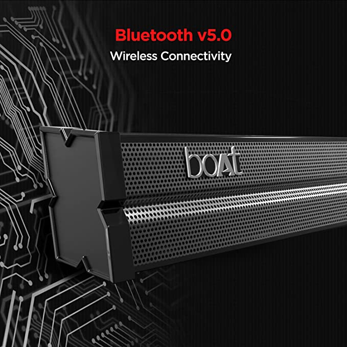 (Open Box) boAt AAVANTE Bar 1700D 120W 2.1 Channel Bluetooth Soundbar with Dolby Audio, Wired Subwoofer, Multiple Connectivity Modes, Bluetooth V5.0(Premium Black)