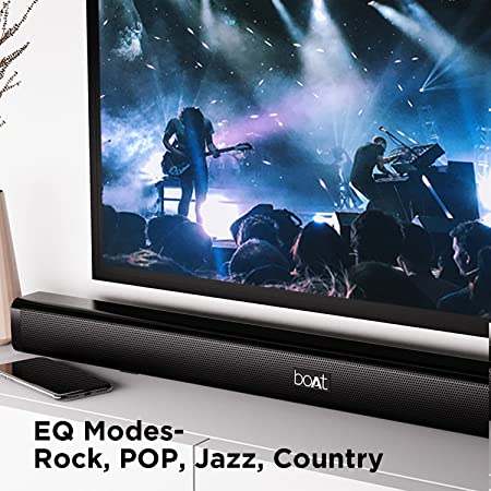 (Open Box) boAt Aavante Bar 900 Bluetooth Soundbar with 30W RMS, 2.0 Channel, Multiple Connectivity, EQ Modes, Sleek Finish, Easy Access Integrated Controls(Premium Black)