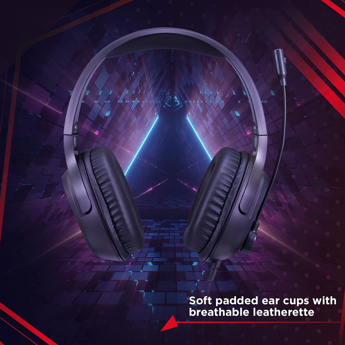 (Open Box) Lenovo IdeaPad H100 Gaming Headset, Over Ear Headphones