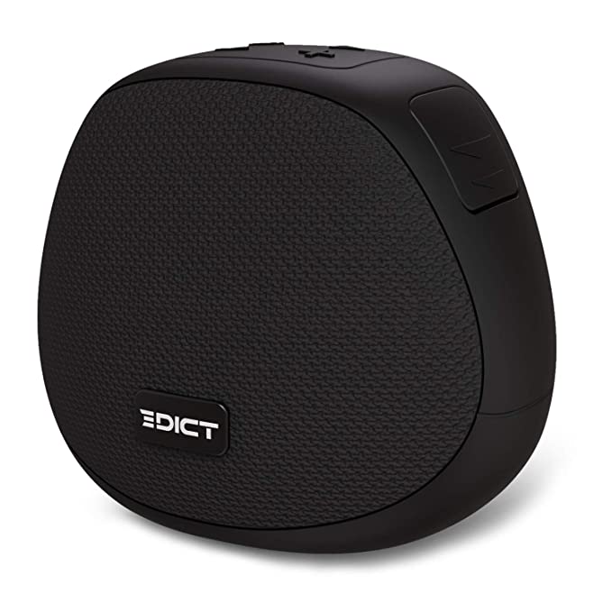 (Open Box) EDICT by Boat ESP01 Portable Wireless Speaker Bluetooth Built-in Mic, TWS, IPX4 Water Resistance, Black