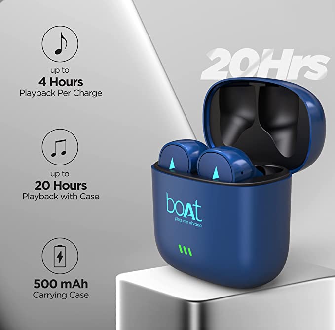 (Open Box) boAt Airdopes 431 Twin Wireless Ear-Buds with Mic
