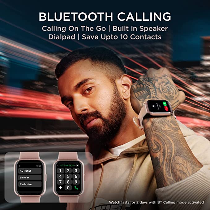 (Without Box) boAt Xtend Talk with Advanced Dedicated Bluetooth Calling Smartwatch