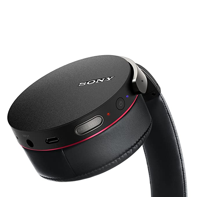 (Open Box) Sony MDR-XB950B1 On-Ear Wireless Premium Extra BASS Headphones (Black)