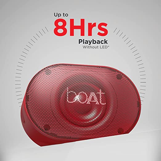 (Open Box) boAt Stone 250 Portable Wireless Speaker with 5W RMS Immersive Audio, RGB LEDs