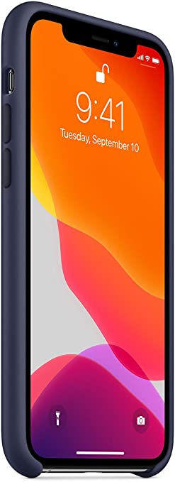 Apple Silicone Case for (iPhone 11 Pro), Midnight Blue