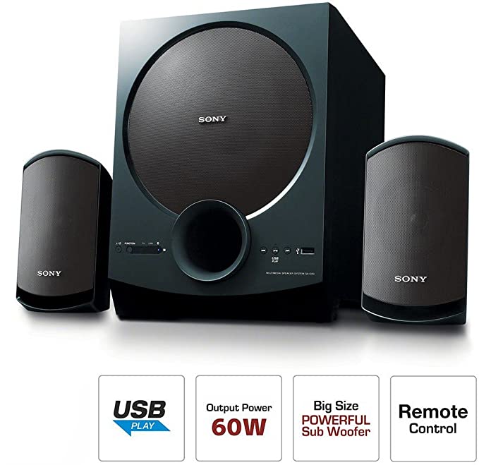 (Open Box) SONY SA-D20 60 W Bluetooth Home Theatre (Black, 2.1 Channel)