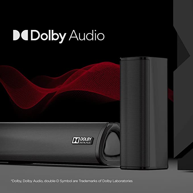 (Open Box) boAt AAVANTE Bar 3150D 260W 5.1 Channel Bluetooth Sound bar with Dolby Audio, Wired Subwoofer, Multiple Connectivity, Premium Black