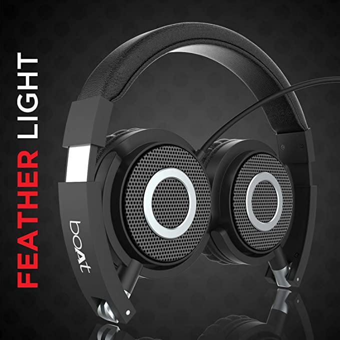 (Open Box) boAt Bassheads 900 Wired On Ear Headphones with Mic