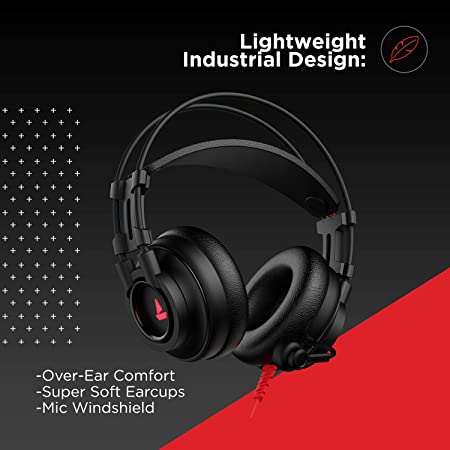 (Open Box) boAt Immortal IM-200 7.1 Wired Over Ear Headphones