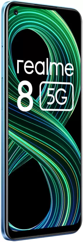 (open box) realme 8 5G RMX3241(IN) Supersonic Blue (64GB 4GB)