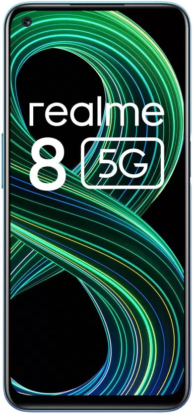 (open box) realme 8 5G RMX3241(IN) Supersonic Blue (64GB 4GB)