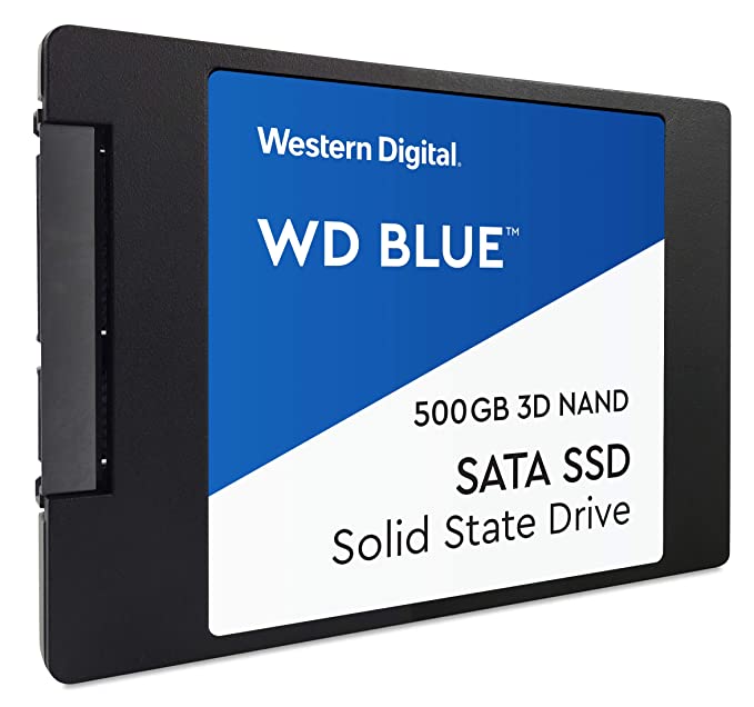 (Open Box) WD Blue 3D 500 GB Laptop Internal Solid State Drive (WDS500G2B0A)