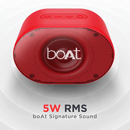 (Open Box) boAt Stone 250 Portable Wireless Speaker with 5W RMS Immersive Audio, RGB LEDs