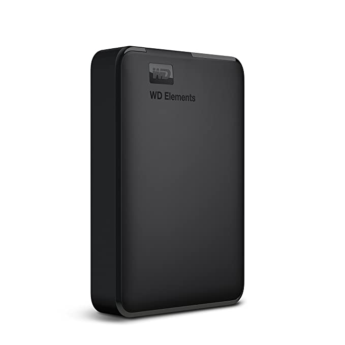 (Open Box) WD 5TB Elements Portable External Hard Drive, Black (WDBHDW0050BBK-EESN)