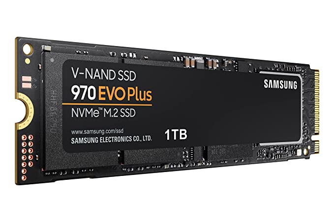 (Open Box) SAMSUNG 970 EVO Plus 1 TB Laptop Desktop Internal Solid State Drive (MZ-V7S1T0BW)