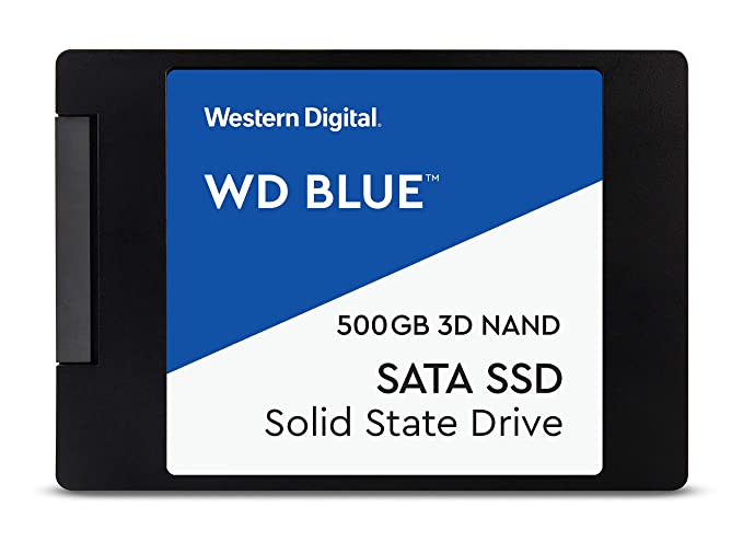 (Open Box) WD Blue 3D 500 GB Laptop Internal Solid State Drive (WDS500G2B0A)