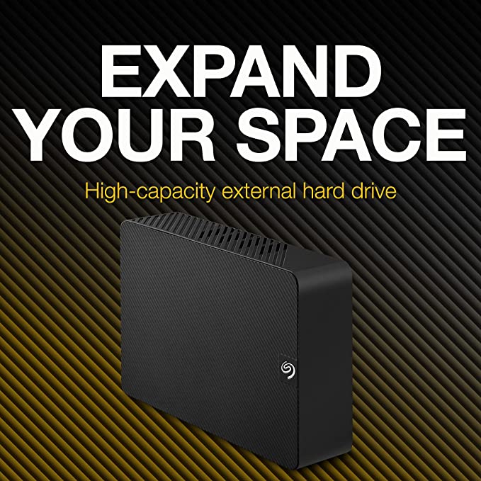 (Open Box) Seagate Expansion 10TB Desktop External HDD, Portable Hard Drive (STKP10000400)
