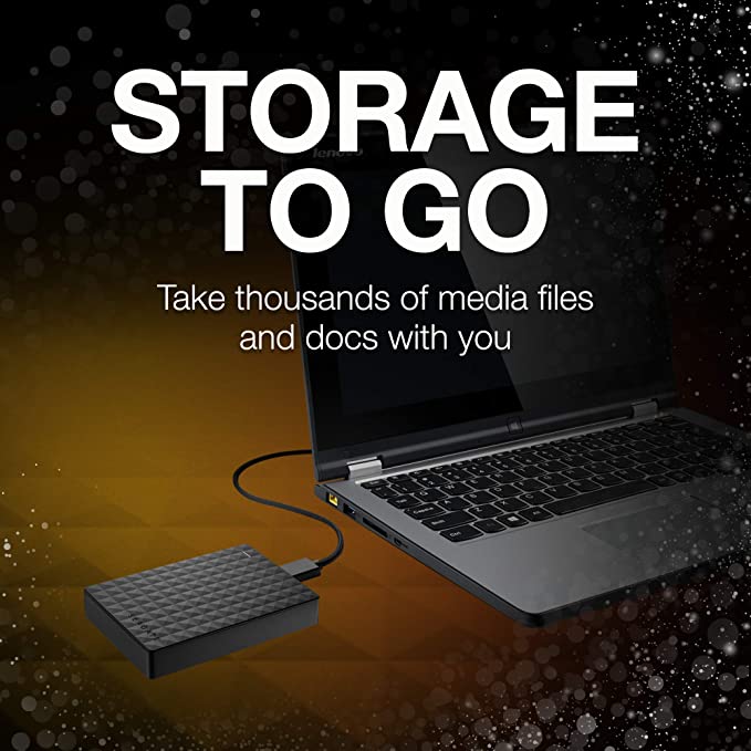 (Open Box) Seagate Expansion 4TB External HDD Portable Hard Drive (STEA4000400)