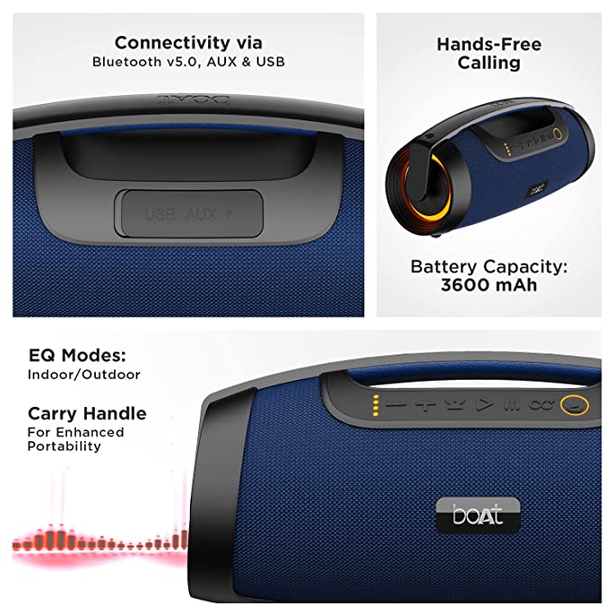 (Open Box) boAt Stone 1450 Portable Wireless Speaker