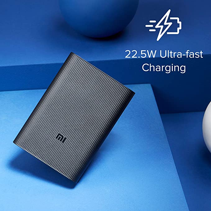 (Open Box) MI 10000mAh Power Bank Pocket Pro Fast Charging, Black