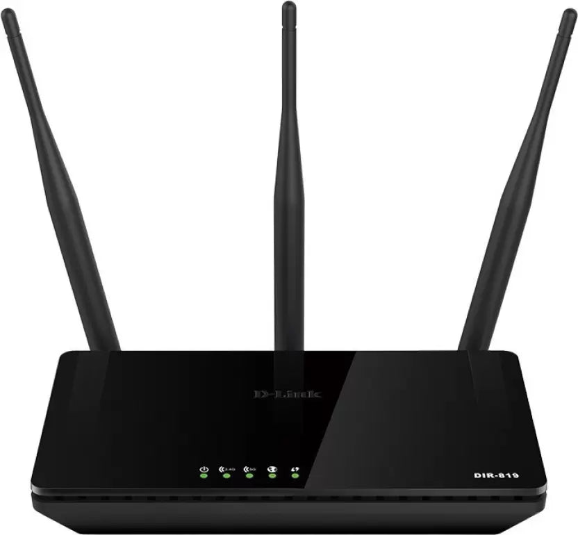 (Open Box) D-Link DIR-819 750 Mbps Wireless Router (Black, Dual Band)