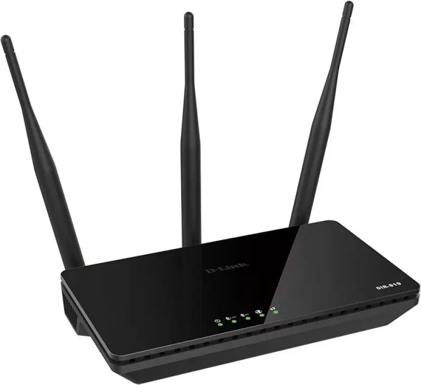 (Open Box) D-Link DIR-819 750 Mbps Wireless Router (Black, Dual Band)