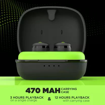 (Without Box) boAt Airdopes 201 Earbuds Bluetooth Headset Black