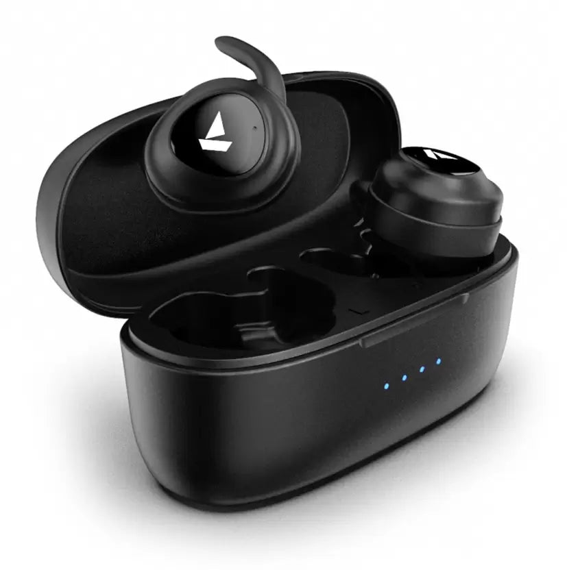 (Open Box) boAt Airdopes 412 Bluetooth Headset (Black, True Wireless)