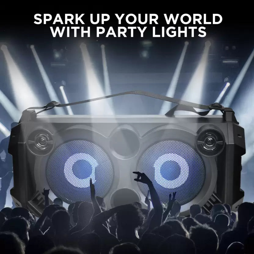 (Open Box) boAt PartyPal 60 Bluetooth Party Speaker, Space Black