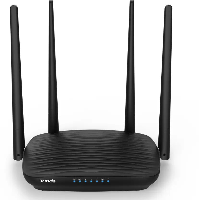 (Open Box) TENDA AC5 AC1200 1200 Mbps Wireless Router (Black, Dual Band)