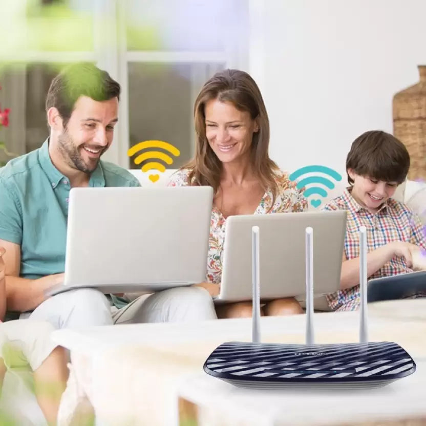 TP-Link Archer C20 AC WiFi 750 MBPS Wireless Router (Blue, Dual Band)